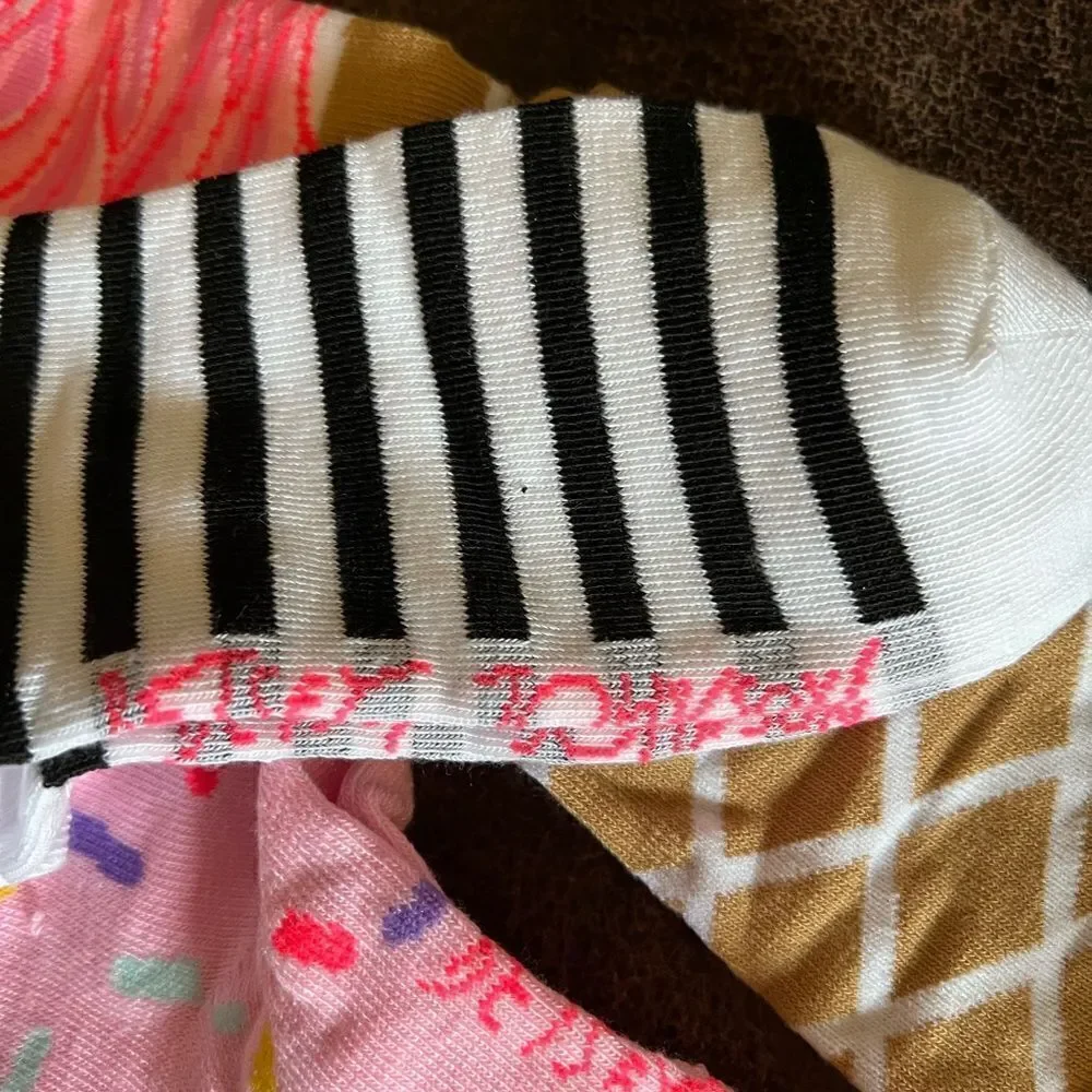Betsey Johnson Ice Cream Themed Crew Socks 3 Pack
